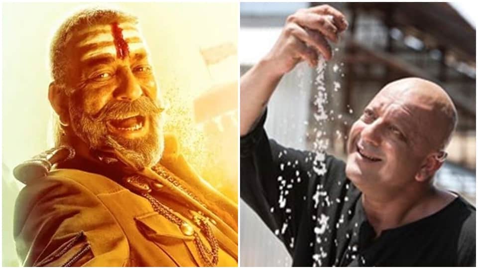Shamshera Movie Actor Sanjay Dutt dangerous look in kgf chapter 2 agneepath vastav 