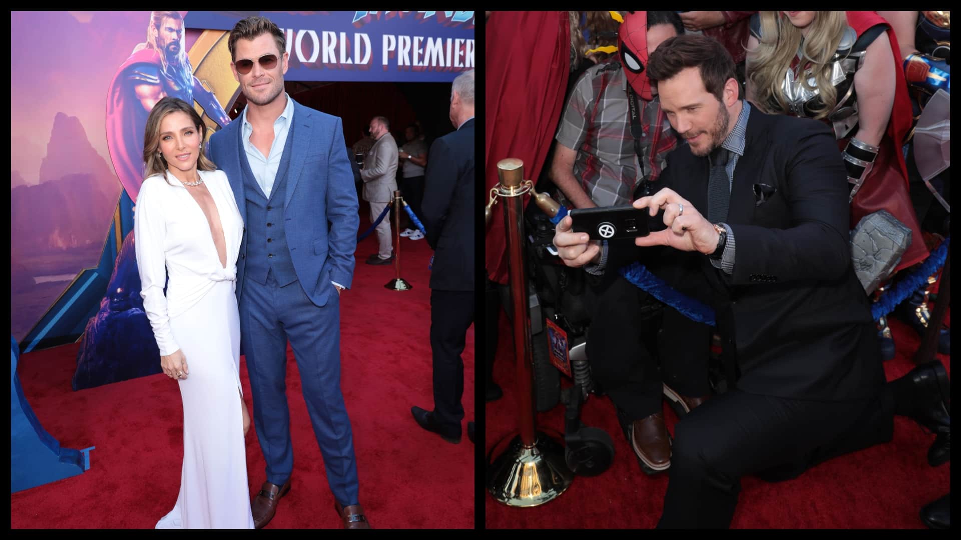 Thor Love And Thunder: Marvel Cinematic Universe Film Stars Natalie Portman Chris Hemsworth  Christian Bale spotted at the world premiere of the movie