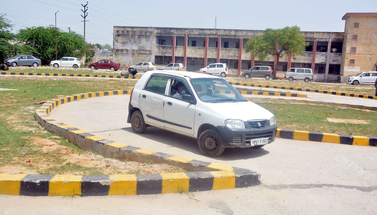 Vehicles run on DTI, driving test conducted