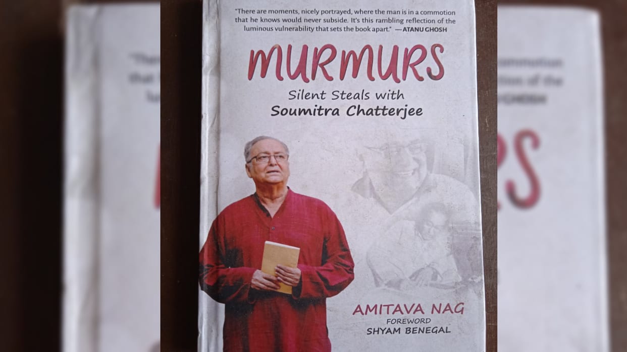Amitava Nag's Murmurs: Silent Steals with Soumitra Chatterjee Book Review in Hindi