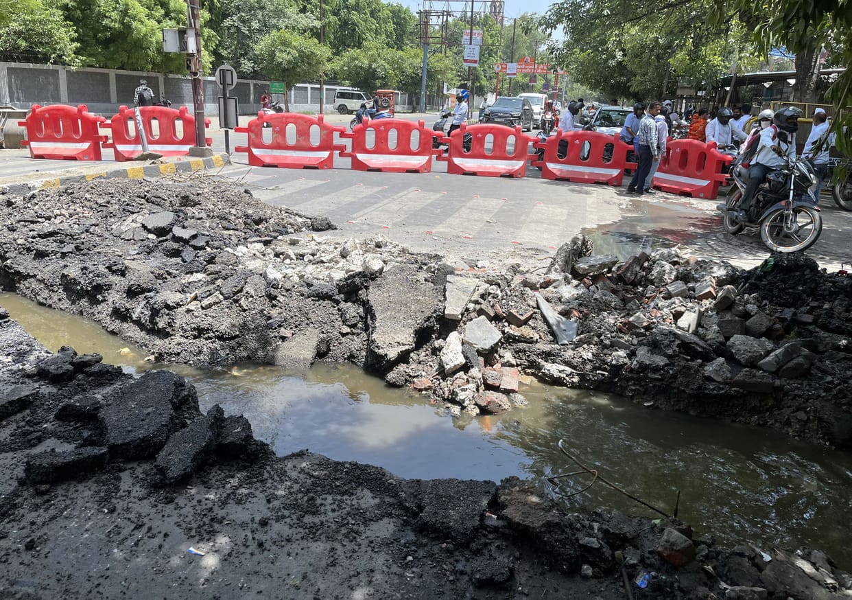 Aligarh: The city has been razed.. If you do not trumpet before monsoon, it will be difficult