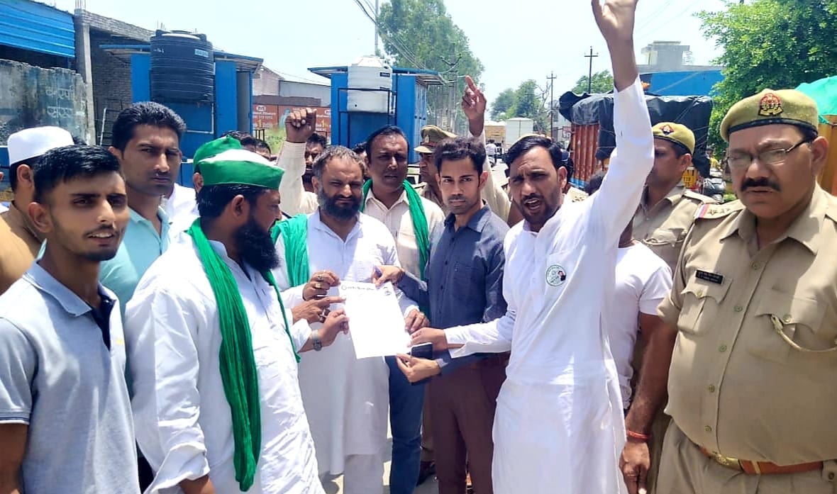 BKU Bedi blocked the protest against Agneepath