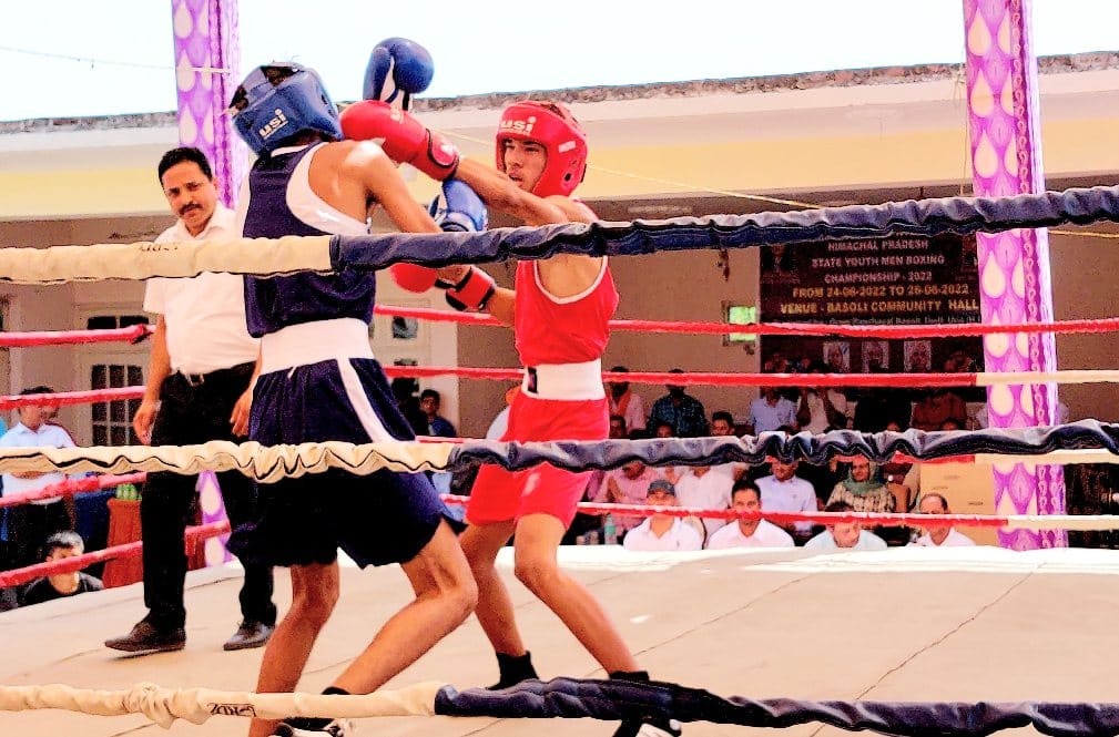 State Youth Men Boxing Competition started in Basoli una himachal