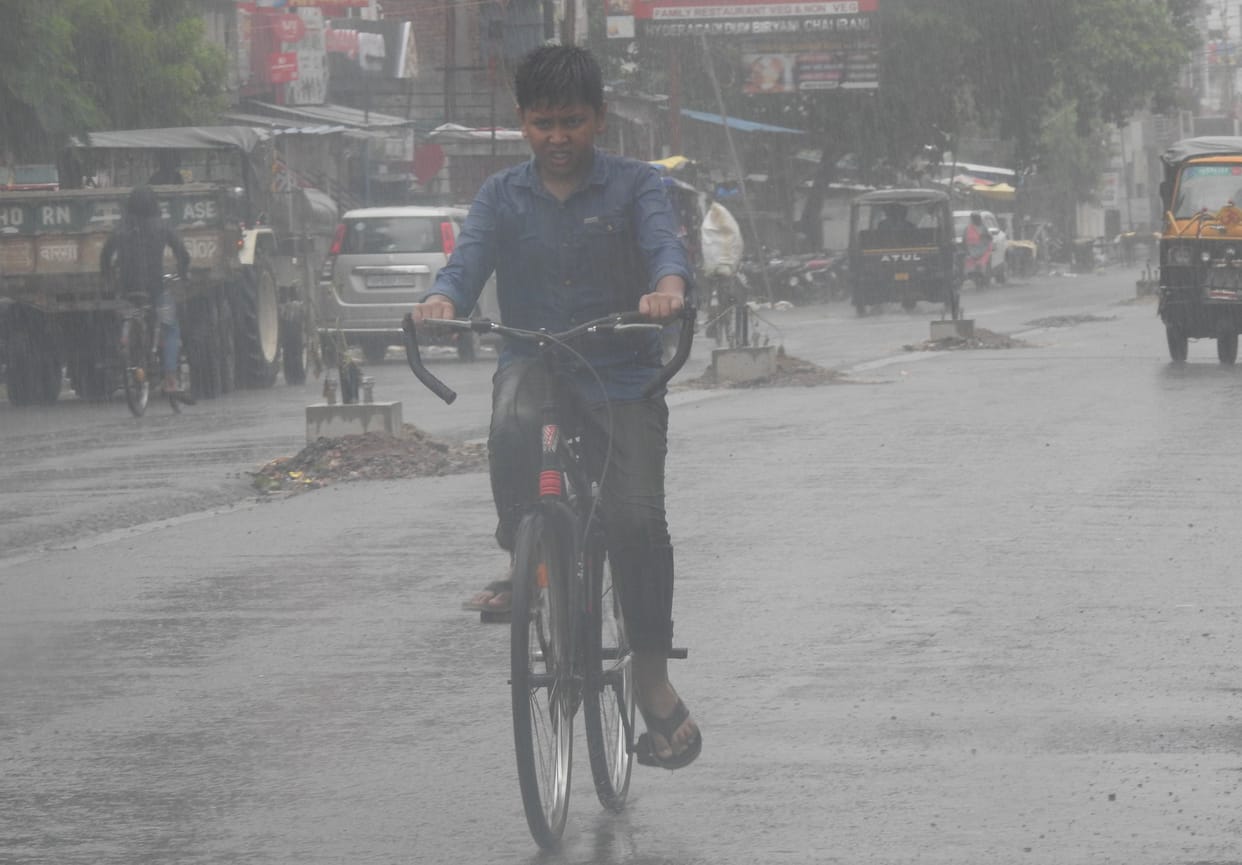 Farmers' faces blossomed due to rain of relief