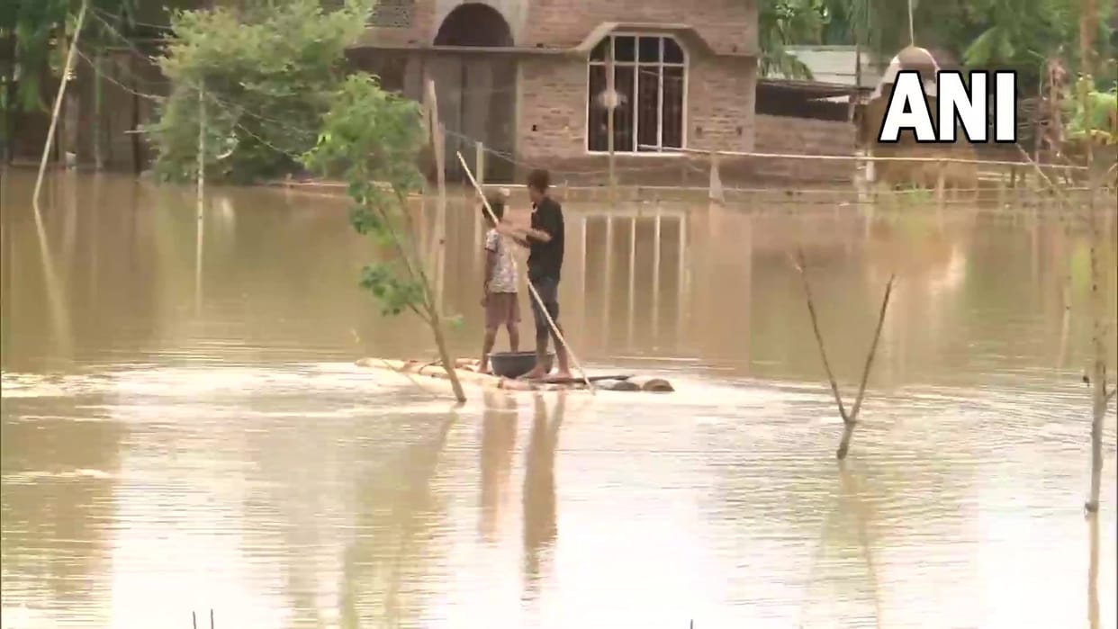 Assam: more than 33 thousand people affected in three districts from heavy rain