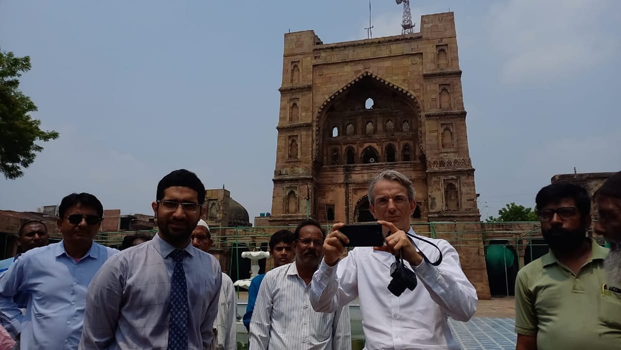 French Ambassador Emmanuel Lenain in Jaunpur, Historical heritage sighted