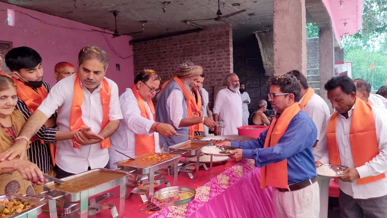 Langar service started for Amarnath pilgrims