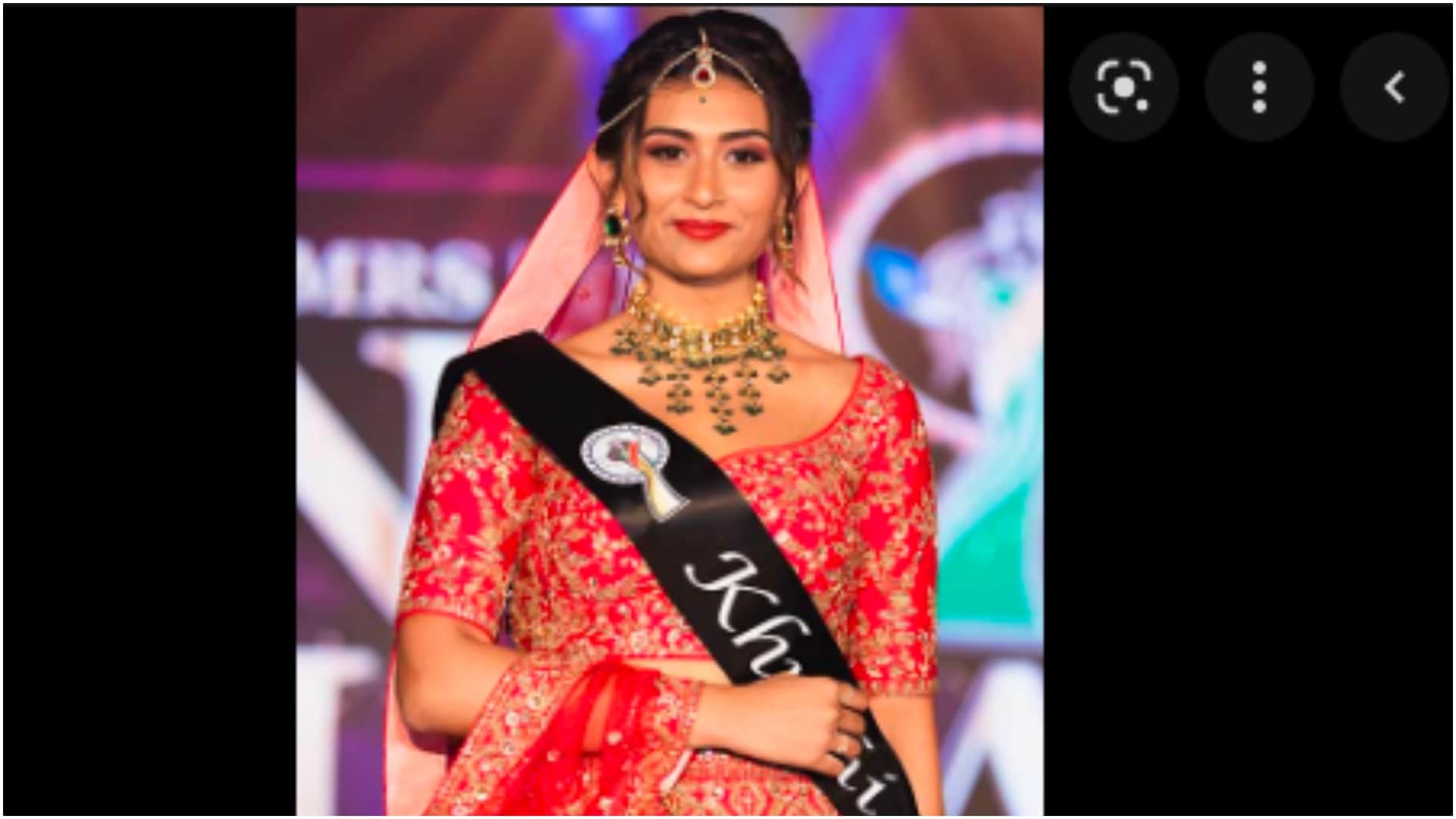 Miss India World Wide 2022 Khushi Patel biomedical student from the UK won Miss India World Wide 2022 
