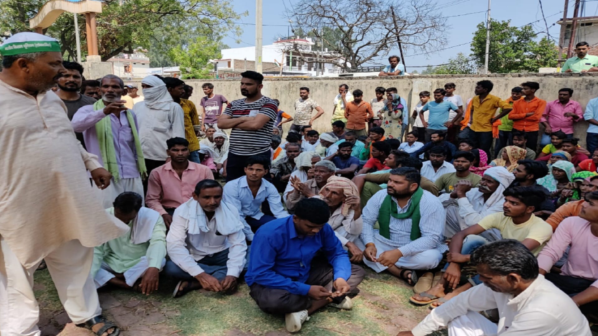 The family and wife are in a bad condition with crying after the death of the farmer see photos