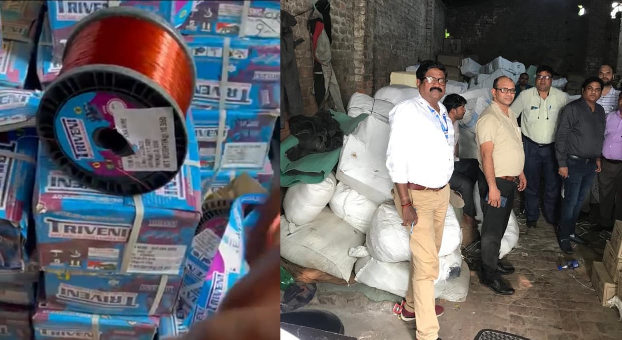 STF GST raid on many places in Lucknow.