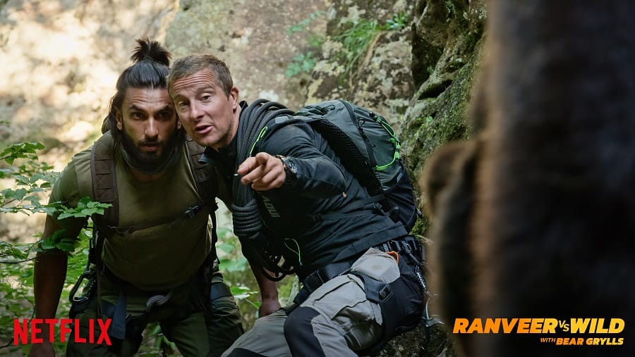 Ranveer Singh making OTT debut on Netflix with Ranveer vs wild with Bear Grylls speaks to his fans in Mumbai event