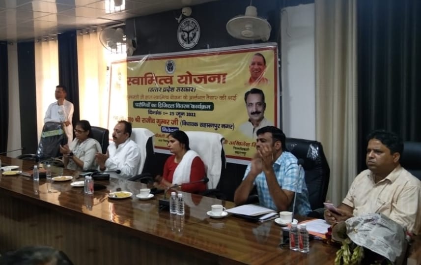 Ownership certificate handed over to villagers