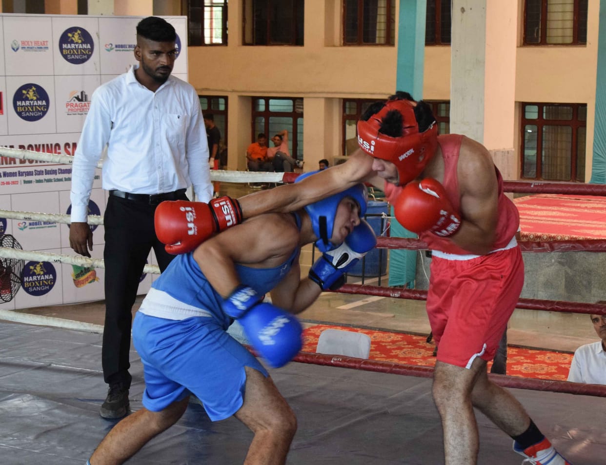 Vanshika, Muskaan, Naina, Preeti reached the finals of the State Boxing Championship