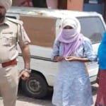 अटारी बॉर्डर से पकड़ी गई फिजा खान।