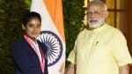 मिताली राज और पीएम नरेंद्र मोदी