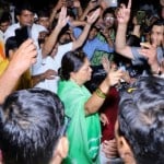 शनिवार को अलवर पहुंची पूर्व सीएम राजे।