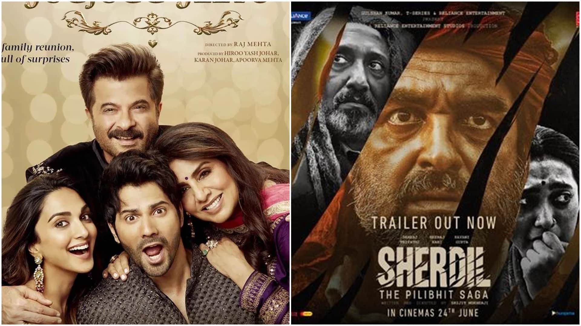 Saturday Box Office Report Jug Jugg Jeeyo Sherdil the pilibhit saga Bhool Bhulaiyaa 2 Nikamma Vikram