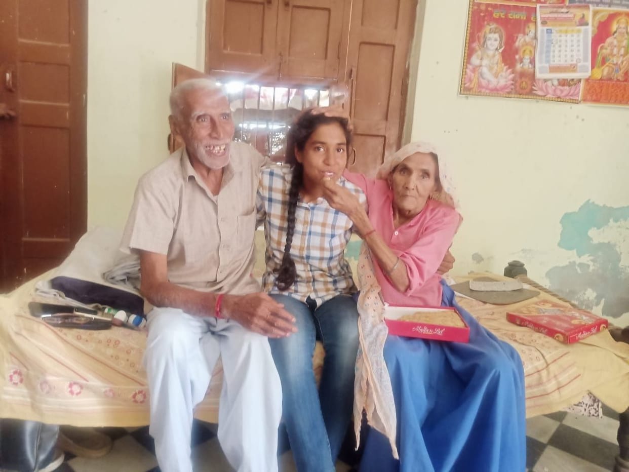 Chukwas' daughter Manisha became a flying officer