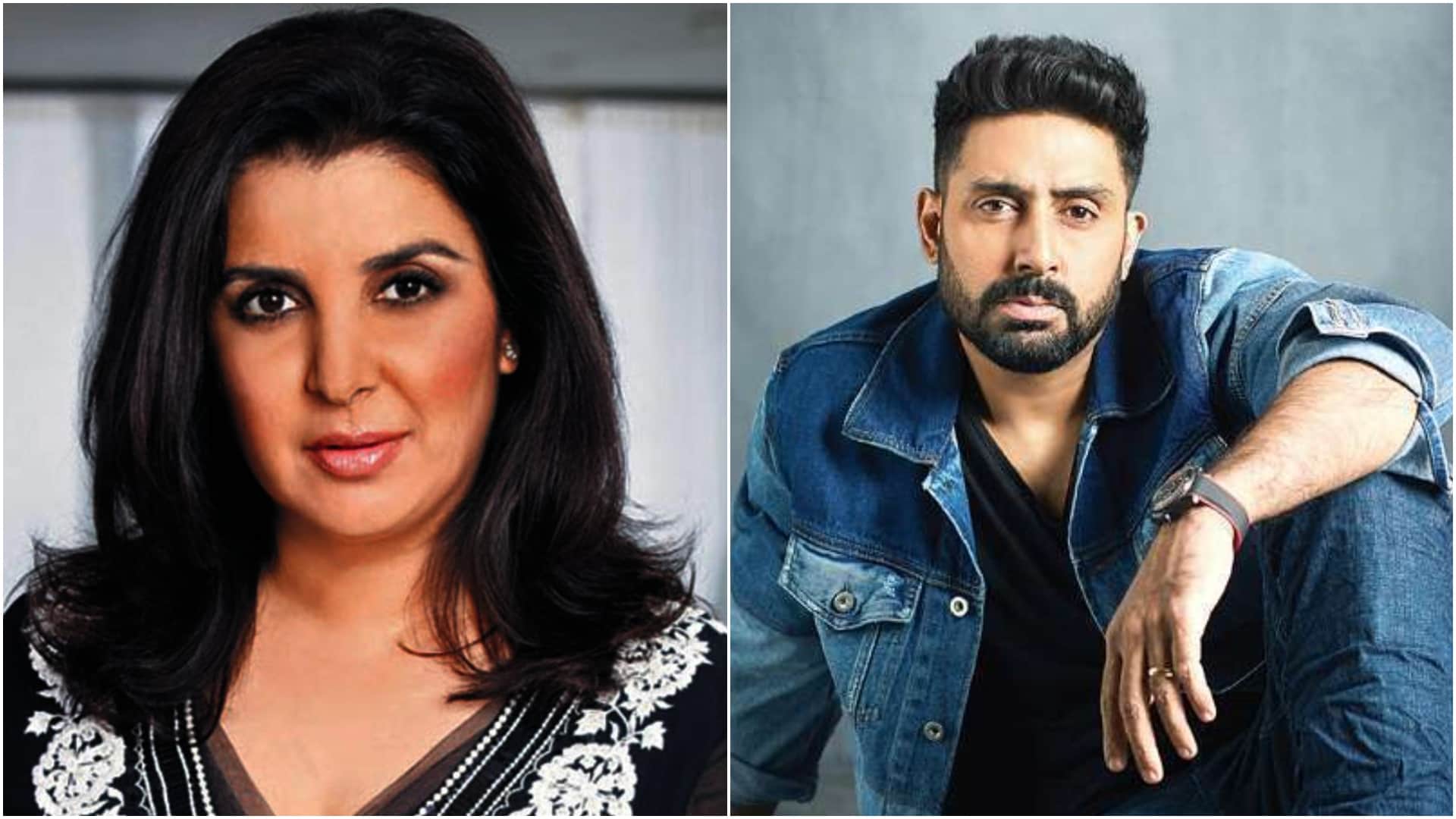 Abhishek Bachchan sat on Farah Khan lap in Karan Johar party, choreographer share photo after muscle pull
