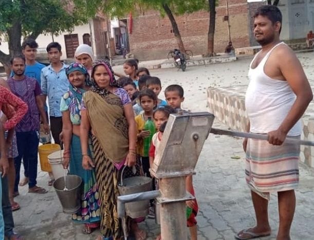 Water supply is not reaching through pipeline in three wards