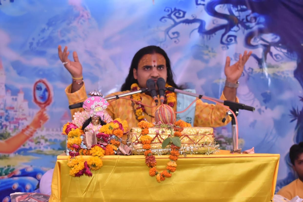 Lord taking incarnation on the loss of Dharma on earth