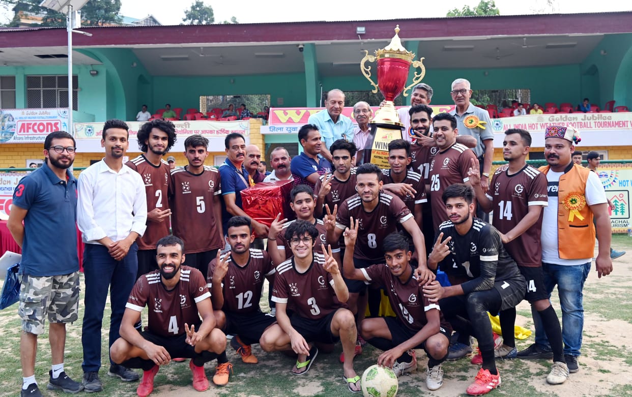 Morning Star Haryana won the football competition