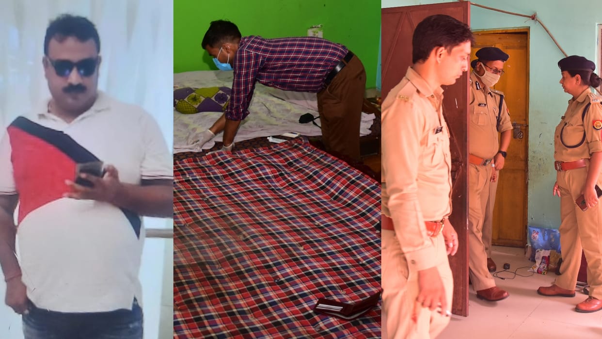 Railway contractor's murder were in Army uniform.