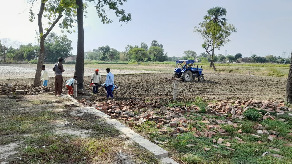 The encroachment on the farm was removed