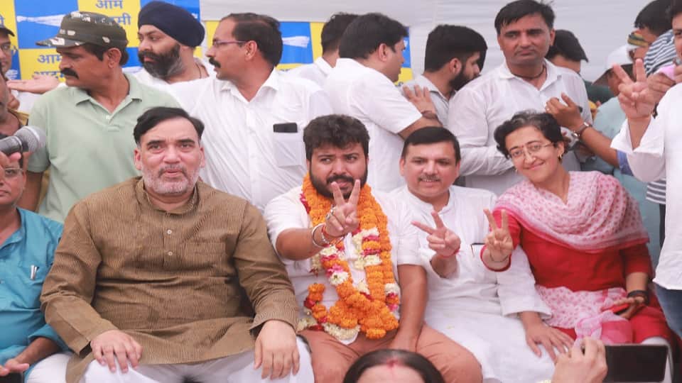 rajendra nagar by election result 2022 aap durgesh pathak defeated bjp rajesh bhatia by 11468 votes
