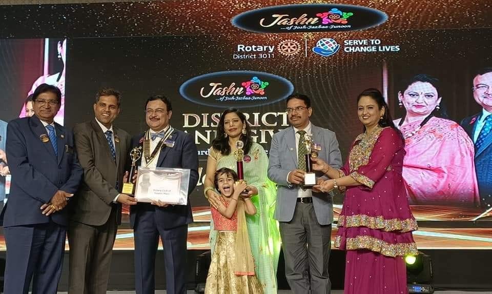 Rotary Club Rewari Men honored with Elite Club Award