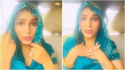 Sapna Choudhary share a video on her new song chakki niche bhoot with renuka panwar