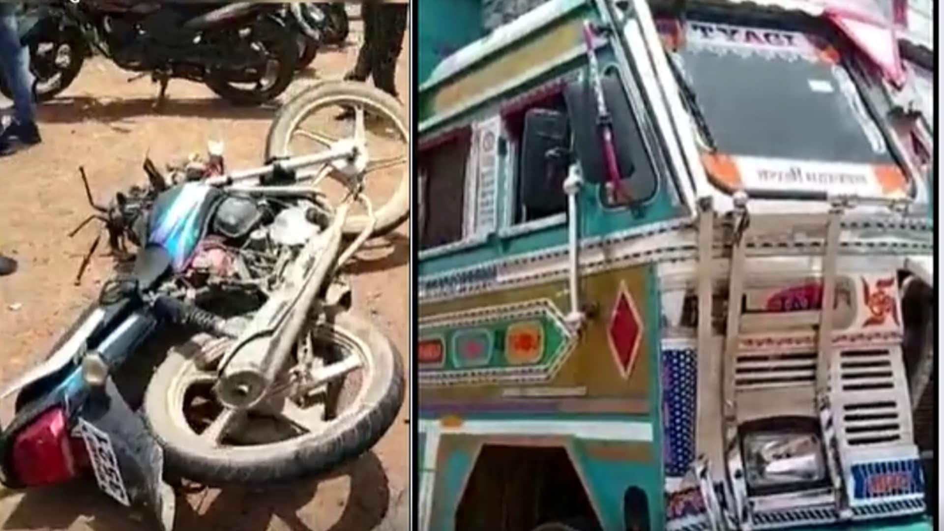 सड़क हादसे में दंपती की मौत।
