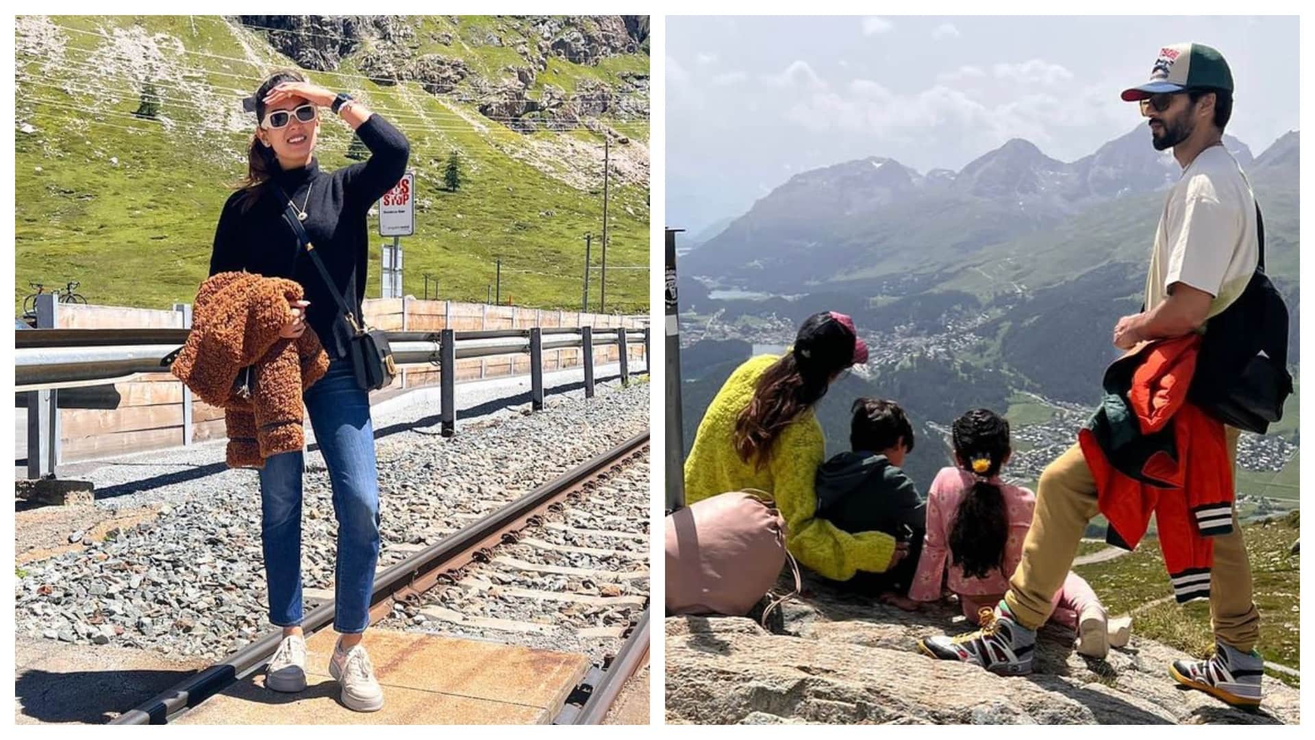 Shahid Kapoor Mira Rajput spending quality time in Switzerland couple shares romantic photos from holidays