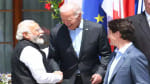 जी7 शिखर सम्मेलन में पीएम मोदी और अमेरिकी राष्ट्रपति बाइडन