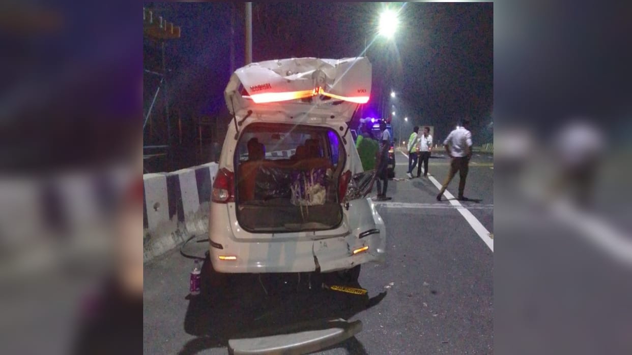 Saharanpur: accident on Shakambhari Devi road, Innova car driver dies