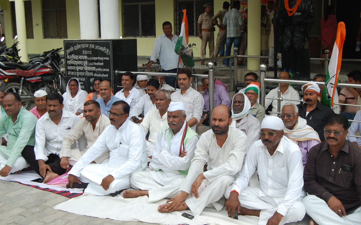 congress protested aginst agnipath