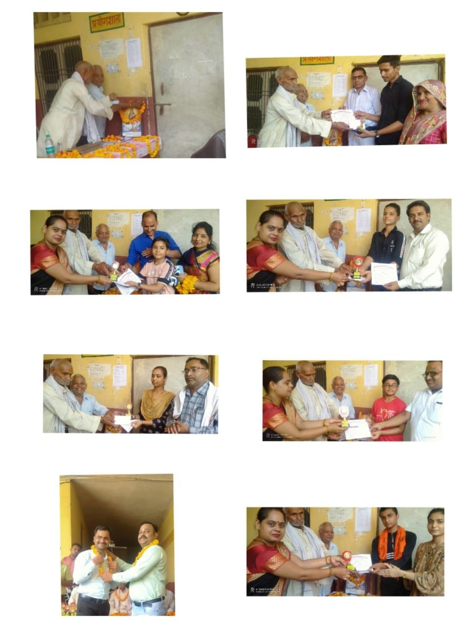 Hathras: Naitik, Abhay and Shreyank won the competition