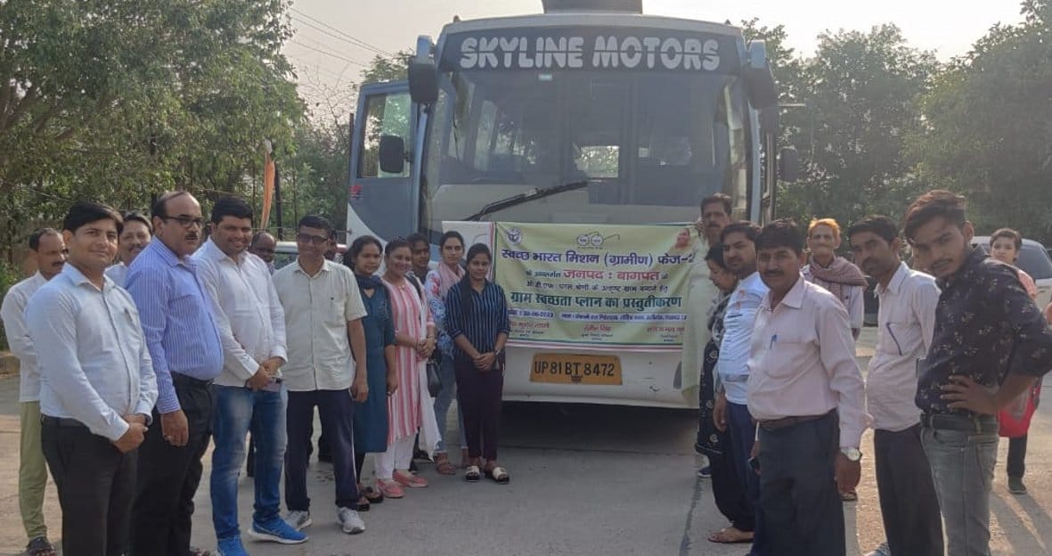 68 heads leave for Lucknow with action plan for solid liquid waste management