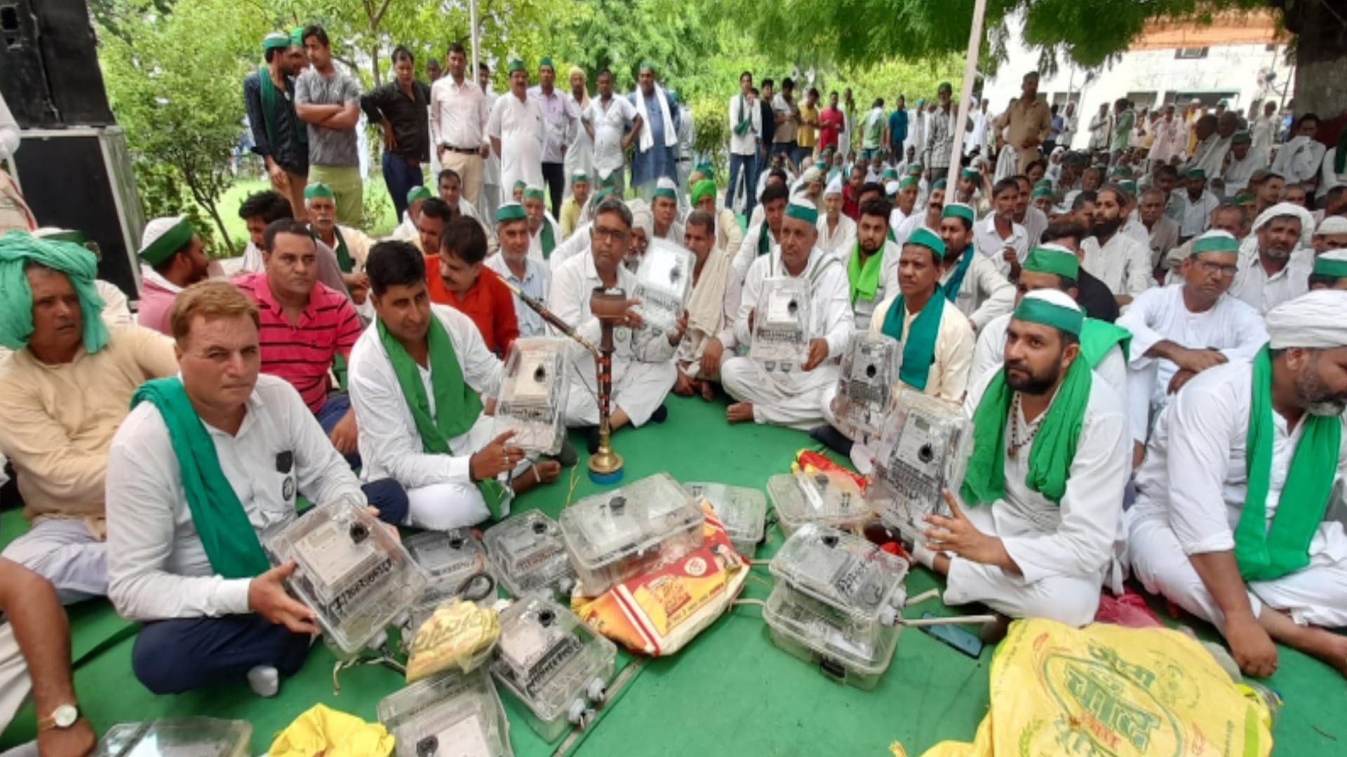BKU Mahapanchayat : Meters will not be installed on tube wells, Mahapanchayat today