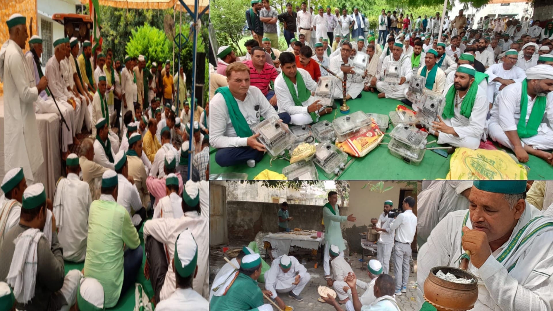 BKU President Naresh Tikait said that the country is on a pile of gunpowder in mahapanchayat in Meerut