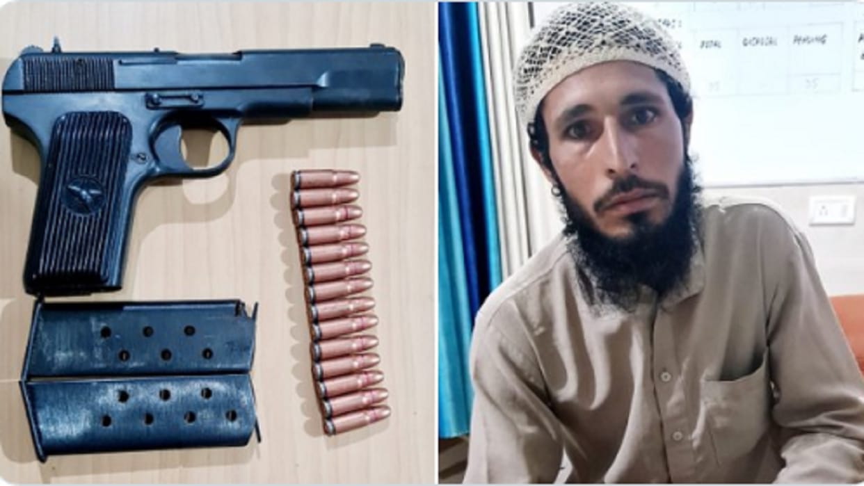 Doda Police along with security forces have arrested one terrorist In jammu and kashmir