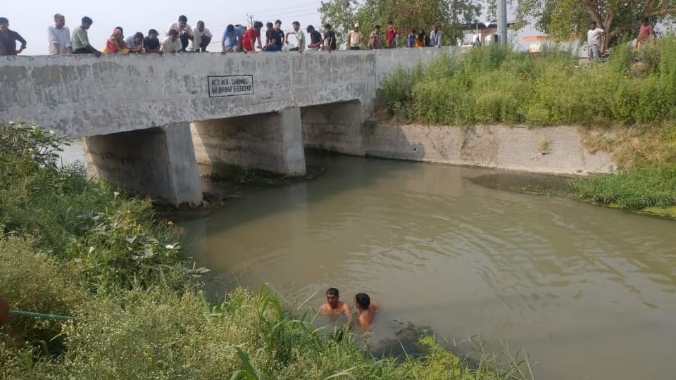 Two Man Drown in NCR Canal in Badli of Bahadurgarh