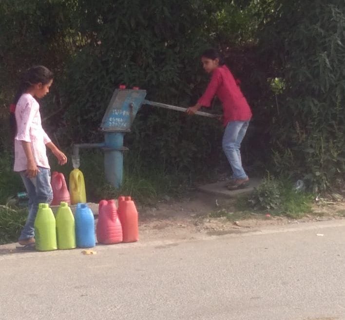 No Water in Majkhali