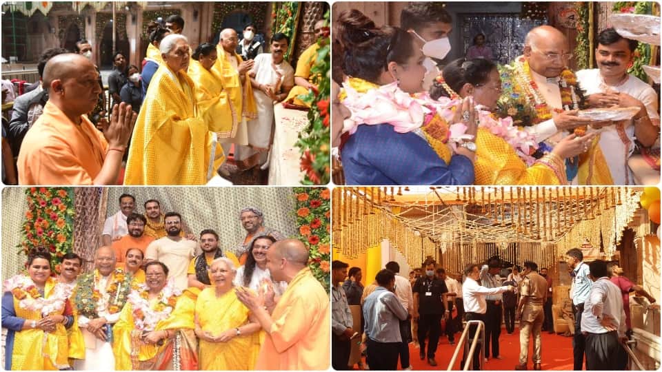 President ram nath kovind Visit banke bihari with family