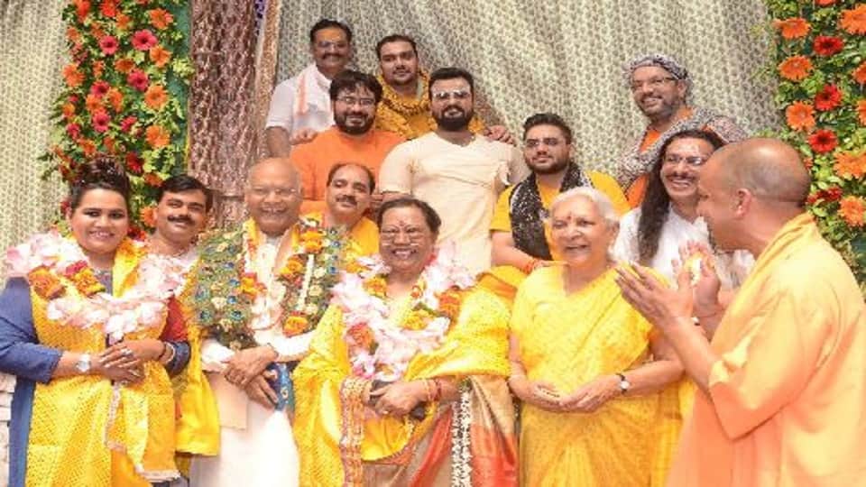 President Ram Nath Kovind Emotional during sanvad with Widow Women In Vrindavan