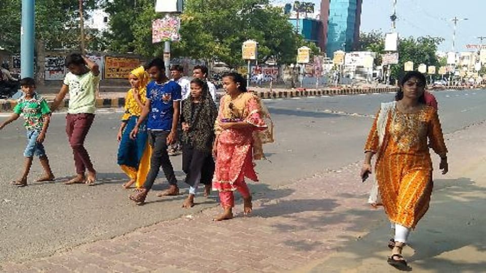 Ram nath kovind visit vrindavan Life of common people stopped for five hours