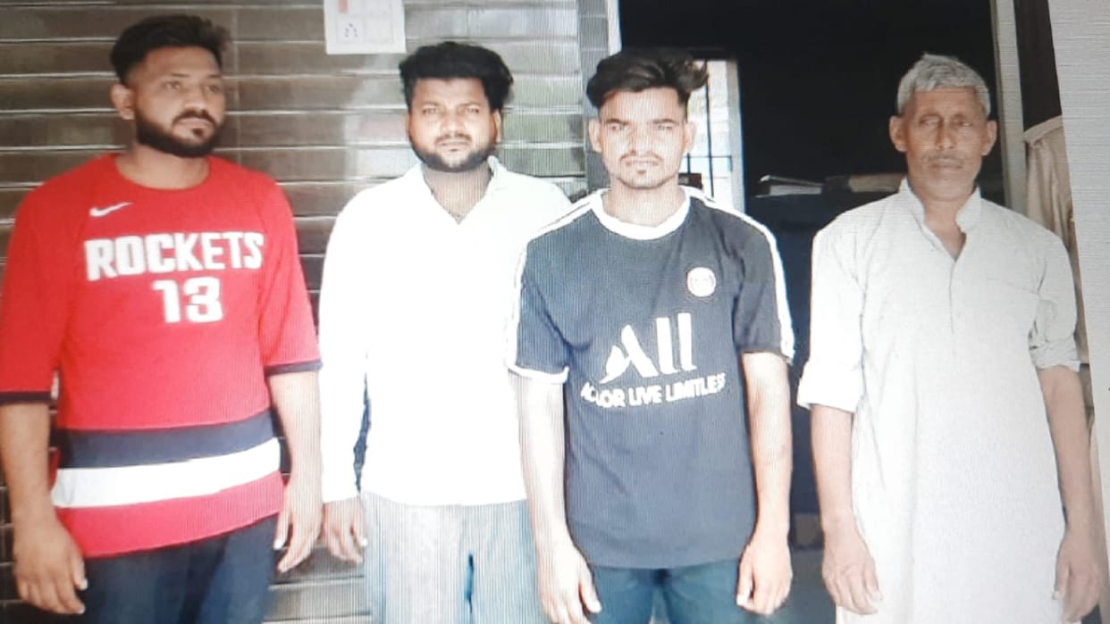 Bijnor police has arrested four accused in the theft case