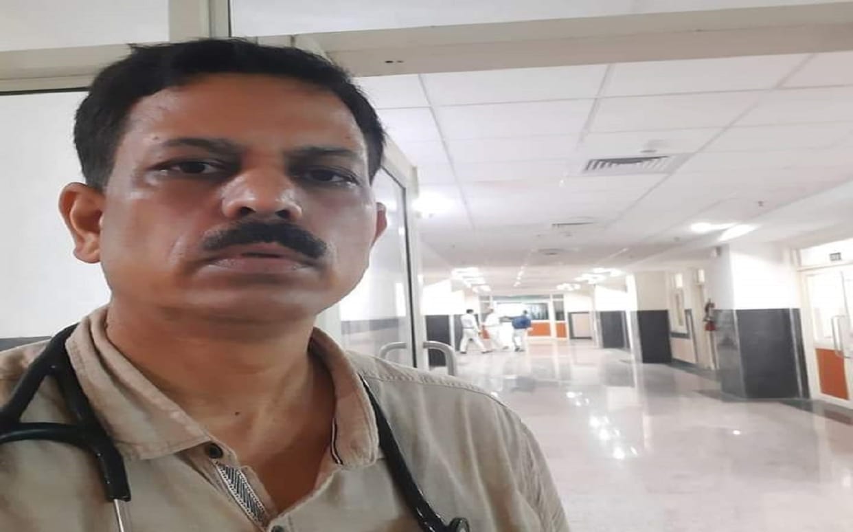 BHU Hospital  closed lock of new cath lab finally opened in super speciality block after Cardiology head dr om shankar protest