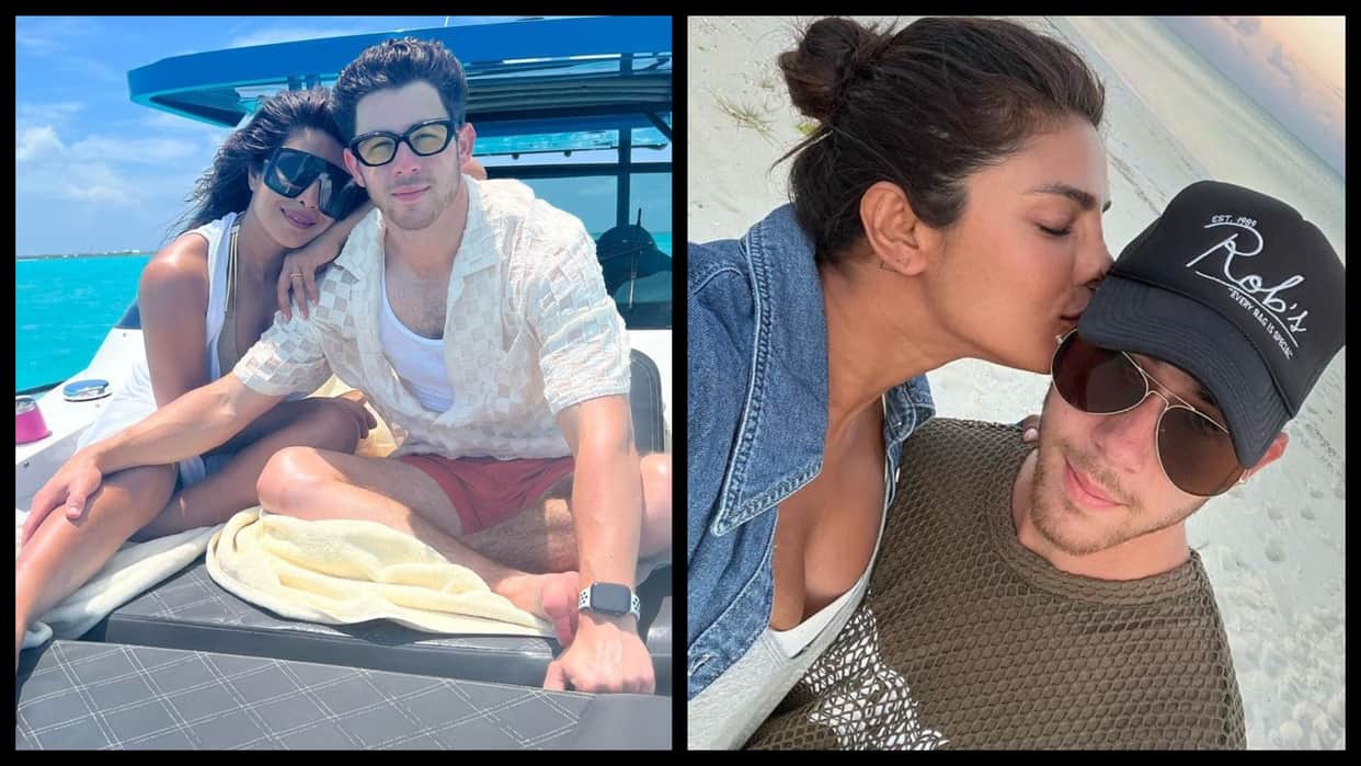 Priyanka Chopra Nick jonas shares romantic photos from beach vacation getting viral