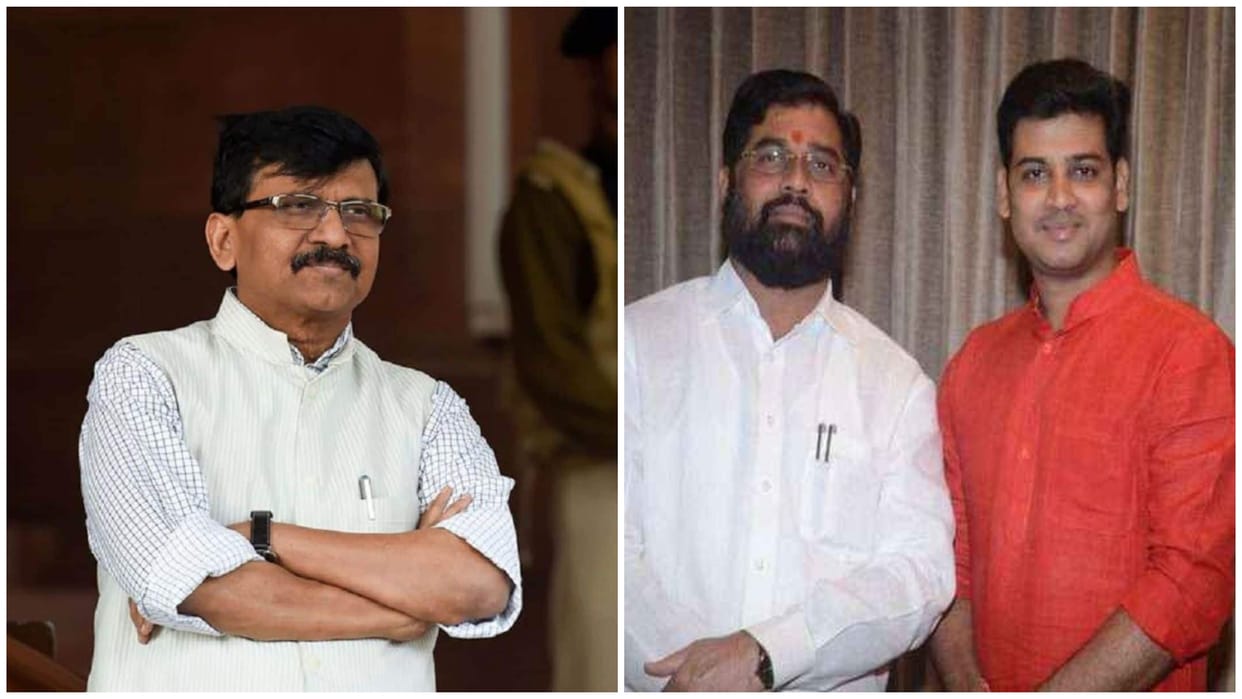 Shiv Sena Rebel MLA Eknath Shinde son Shrikant Shinde warns Sanjay Raut to watch his mouth for controversial comment news in hindi